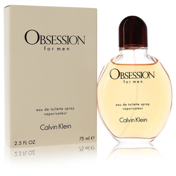 Obsession by Calvin Klein Eau de Toilette 2.5 oz bottle and box for men