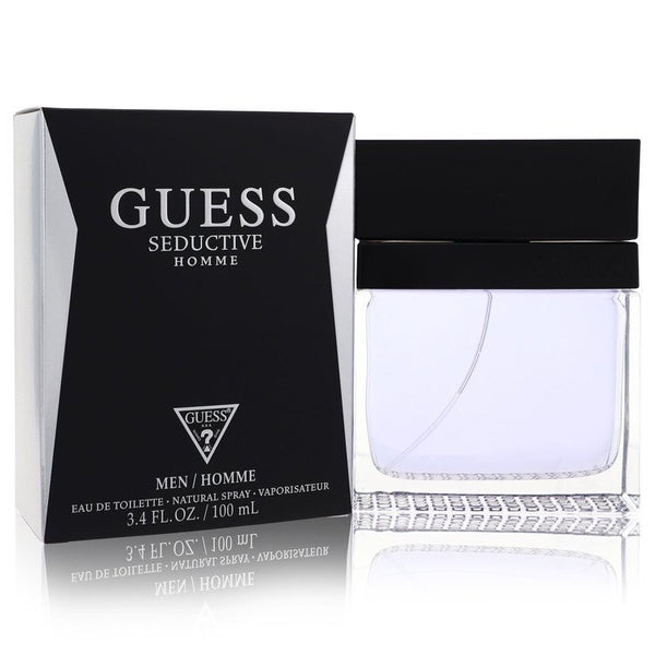 Guess Seductive Eau de Toilette 3.4 oz bottle and box for men