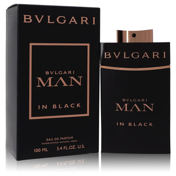 Bvlgari Man In Black Eau de Parfum 3.4 oz bottle and box for men