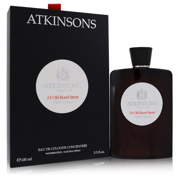 24 Old Bond Street Triple Extract by Atkinsons Eau De Cologne Spray 3.3 oz (Men)