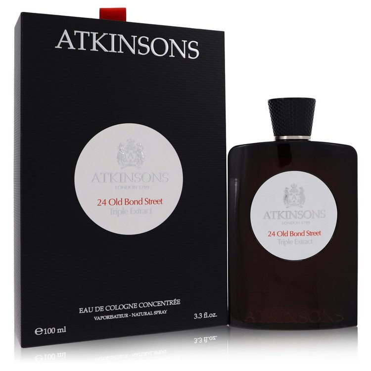 24 Old Bond Street Triple Extract by Atkinsons Eau De Cologne Spray 3.3 oz (Men)