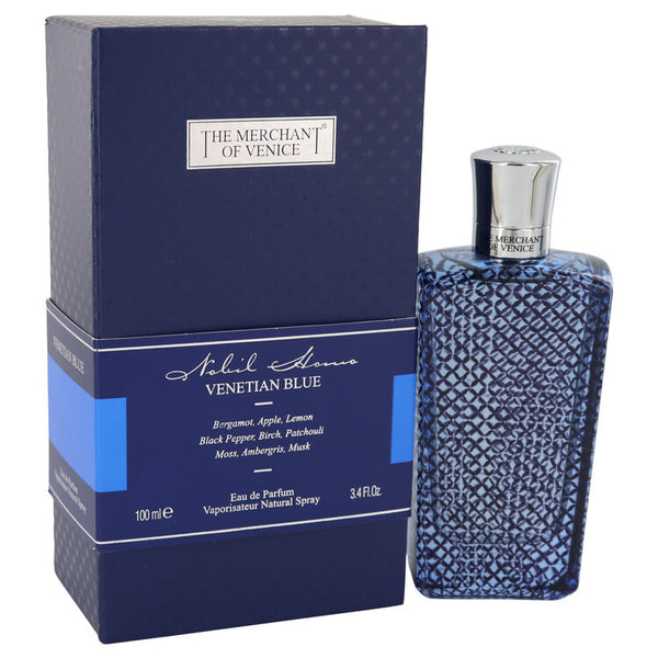 Venetian Blue Eau de Parfum 3.4 oz bottle and box for men