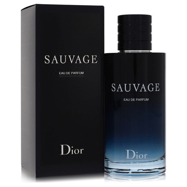 Sauvage by Christian Dior Eau de Parfum 6.8 oz bottle and box for men