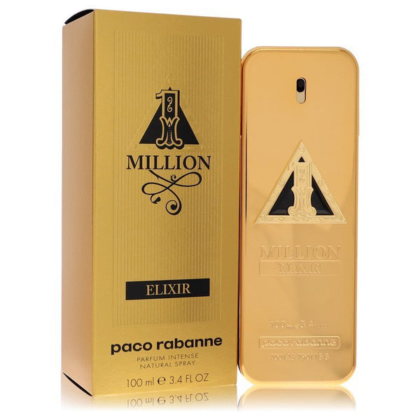 Paco Rabanne 1 Million Elixir Eau de Parfum Intense 3.4 oz bottle and box for men