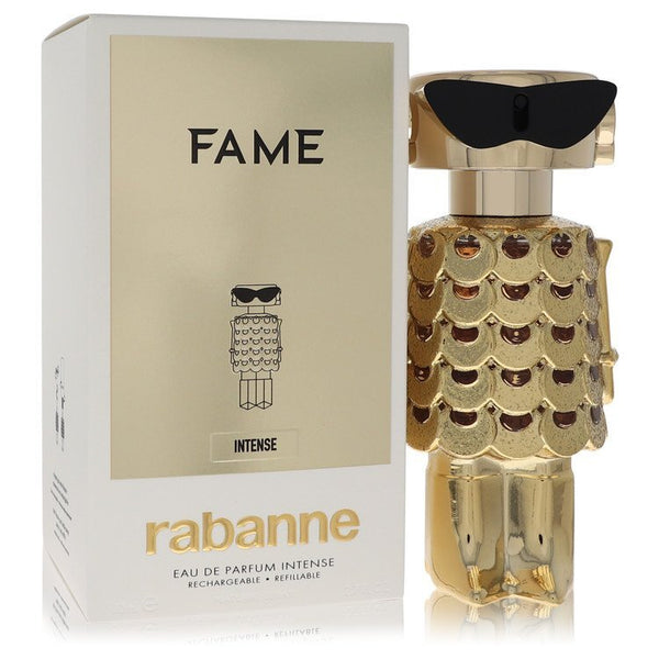 Paco Rabanne Fame Intense Eau de Parfum 2.7 oz bottle and box for women