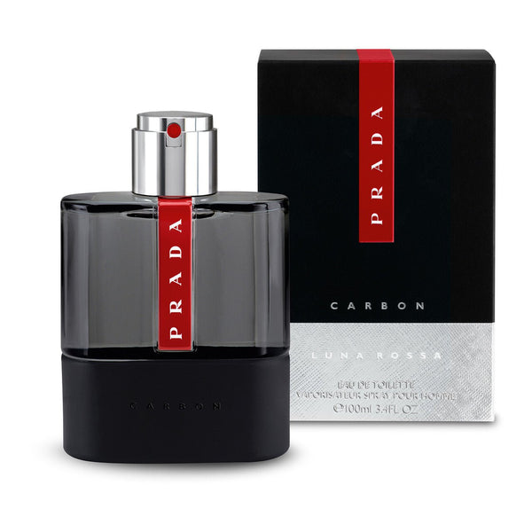 Prada luna rossa carbon 3.4 eau de toilette spray for men - L'Essence